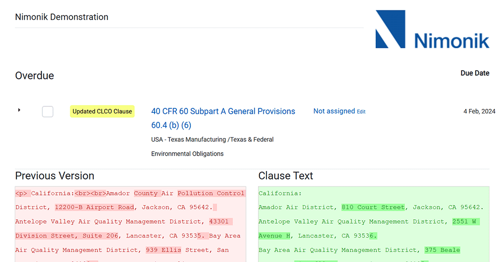 Version tracking & redline comparison
